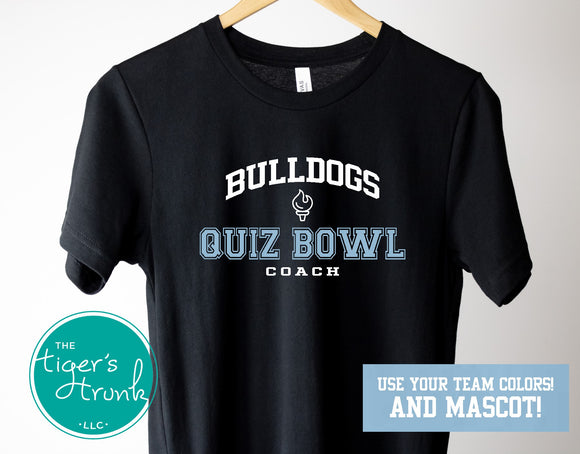 Quiz Bowl Coach short-sleeve shirt
