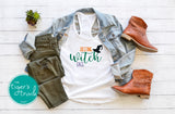Resting Witch Face Halloween tank top