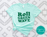 Leeds Greenwave Fan Gear | Roll Greenwave | Short-Sleeve Shirt