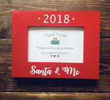 Santa & Me photo frame