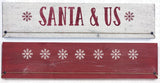 Santa & Us photo board