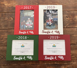 Santa & Us photo frames