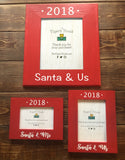 Santa & Us / Santa & Me photo frames