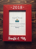 Santa & Us photo frame