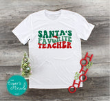 Santa's Favorite Teacher shirt