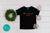 Santasaurus personalized Christmas shirt