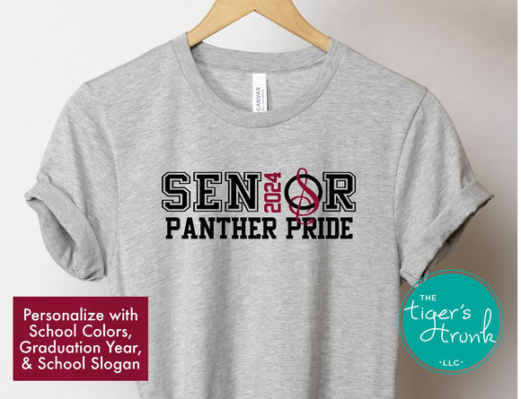 Senior Shirt | Class of 2024 | Senior Band | Short-Sleeve Shirt