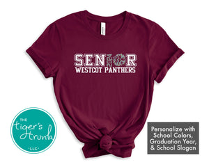 Senior Shirt | Class of 2024 | Senior Cheerleader | Short-Sleeve Shirt