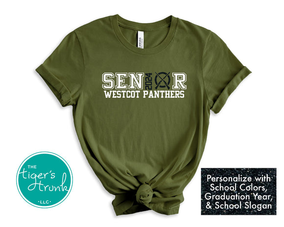 Senior Shirt | Class of 2024 | Senior Color Guard | Short-Sleeve Shirt
