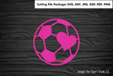 Cutting File Package | Soccer Cutting Files | Soccer Heart | Instant Download