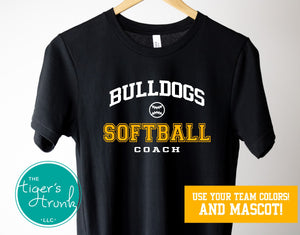 Softball Coach short-sleeve shirt