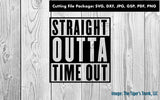 Cutting File Package | Kids Cutting Files | Straight Outta Timeout | Instant Download