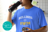 Swim Shirt | Mascot Shirt | Swim Coach | Short-Sleeve Shirt