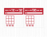 Tic Tac Toe Printable Valentine Cards