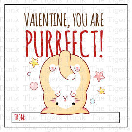 You are Purrfect Valentine's Day Tag