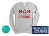 Wrestling Shirt | Mom of a Senior | Class of 2024 | Long-Sleeve Shirt