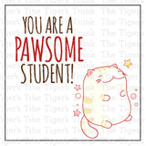 Kitty Cat Valentine Cards from Teacher Instant Download Printable Valentine Tags