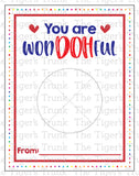 Valentines Day Cards | Play-Doh Cards | Instant Download | Printable Cards