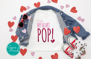 You Make My Heart Pop Valentine's Day short-sleeve shirt